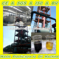24hours continious no pollution automatic vertical pyrolysis plant to fuel oil by waste tire and plastic